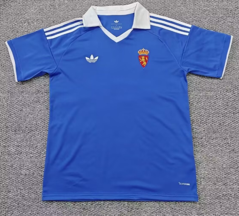 2025-26 Mens Zaragoza blue special edition soccer jersey