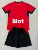 2026-27 Kids Stade Rennais home red Soccer Jersey