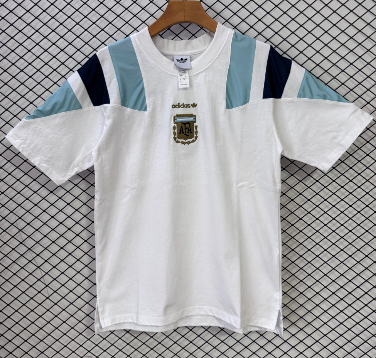 2026 Argentina white High Quality Casual T-Shirt