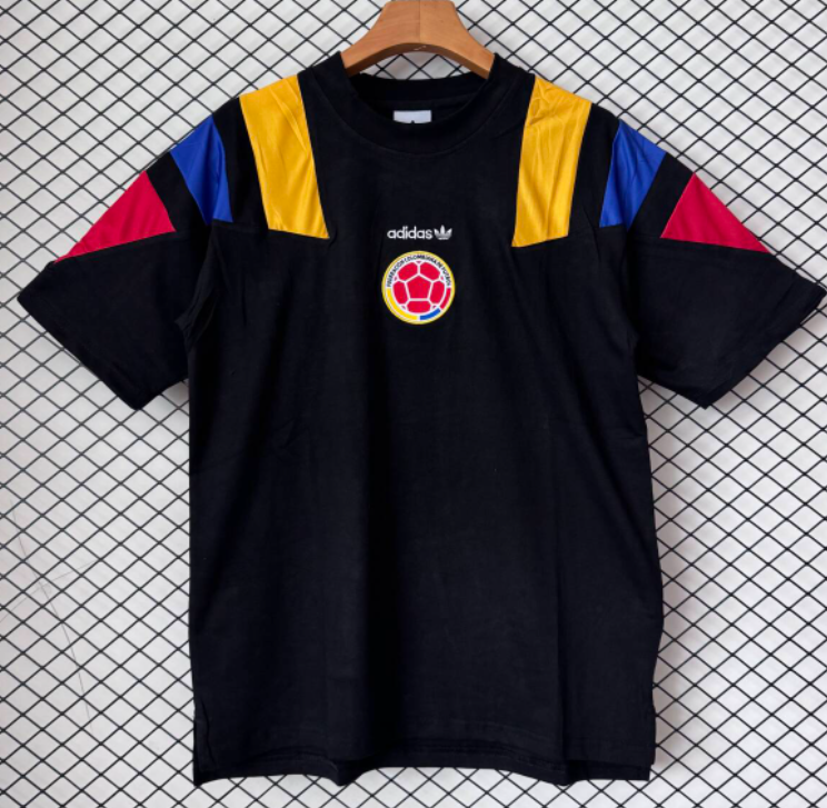 2026 Colombia black High Quality Casual T-Shirt