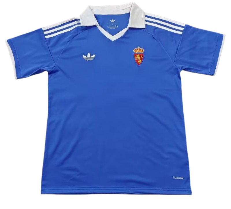 2025-26 Mens Zaragoza blue special edition soccer jersey