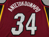 2026-27 HEAT  #34 red Top Quality Hot Pressing NBA Jersey (V领）