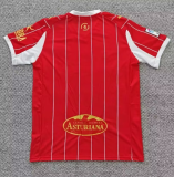 2025-26 Mens Sporting Gijon home red soccer  Jersey
