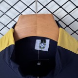 2026-27 Brazil Deep Blue Windbreaker suit