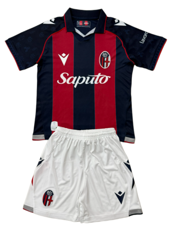 2026-27  Kids Bologna Home Soccer Jersey