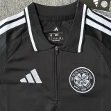 2026-27 Celtic black Polo Short Sleeve (半拉链)