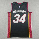 2026-27 HEAT  #34 black Top Quality Hot Pressing NBA Jersey (V领）