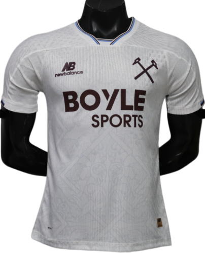 2026-27 Mens West Ham United away Player version soccer Jersey