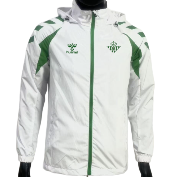 2026-27 Real Betis white Windbreaker