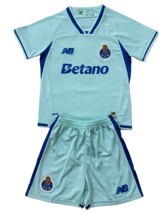 2026-27 Kids FC Porto third away blue soccer Jersey