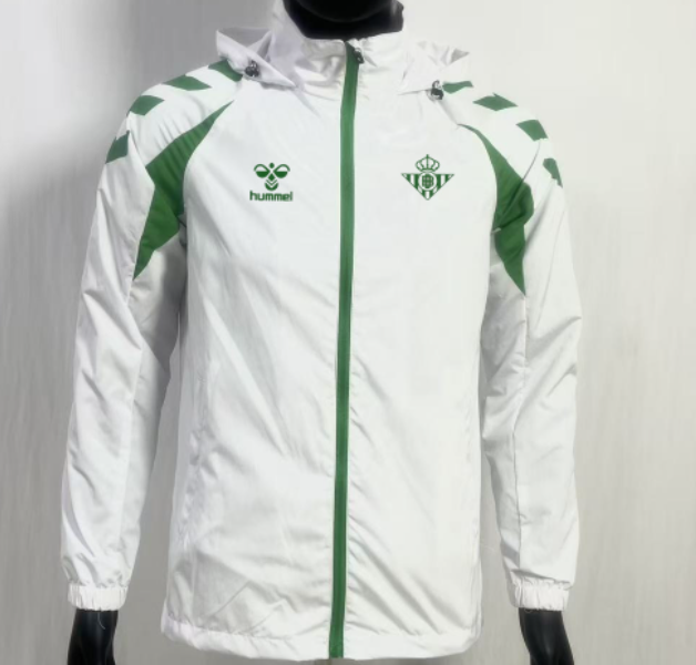 2026-27 Real Betis white Windbreaker