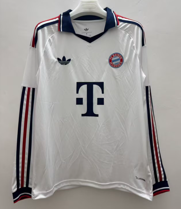 2026-27 Bayern Munich Away Long Sleeve Soccer Jersey