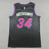 2026-27 HEAT  #34 black Top Quality Hot Pressing NBA Jersey (V领）