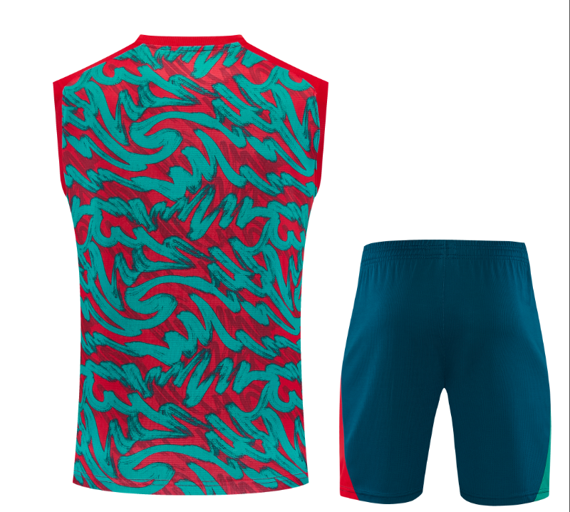 2026-27 Mens Portugal red green short vest training Short suit