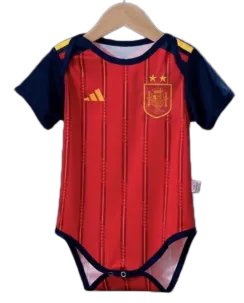 2026-27 Spain home Baby Infant Crawl Suit (have two stars⭐⭐)