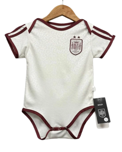 2026-27 Spain Away Baby Infant Crawl Suit (have two stars⭐⭐)