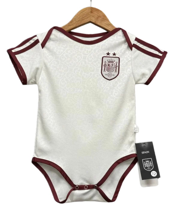 2026-27 Spain Away Baby Infant Crawl Suit (have two stars⭐⭐)