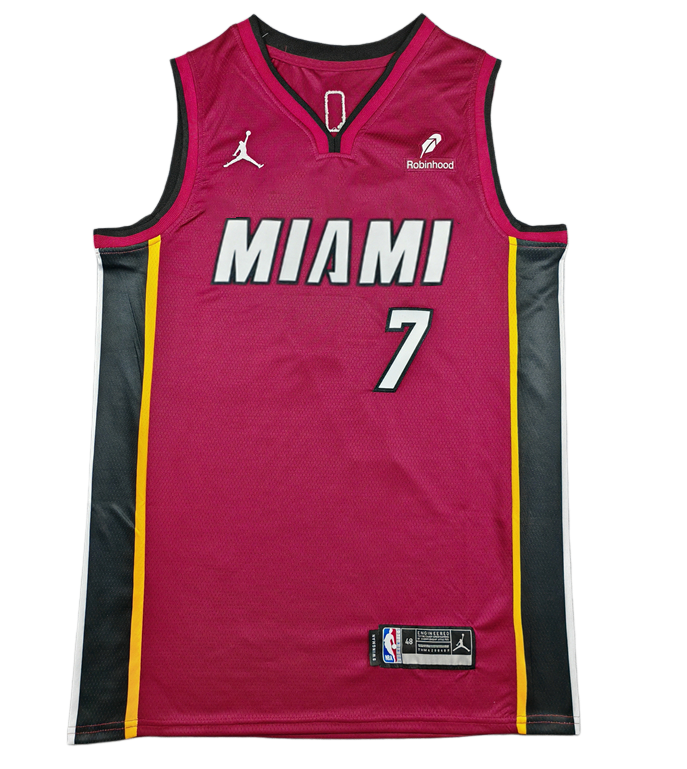 2026-27 HEAT  #7 red Top Quality Hot Pressing NBA Jersey (V领）