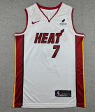 2026-27 HEAT  #7 white Top Quality Hot Pressing NBA Jersey (V领）