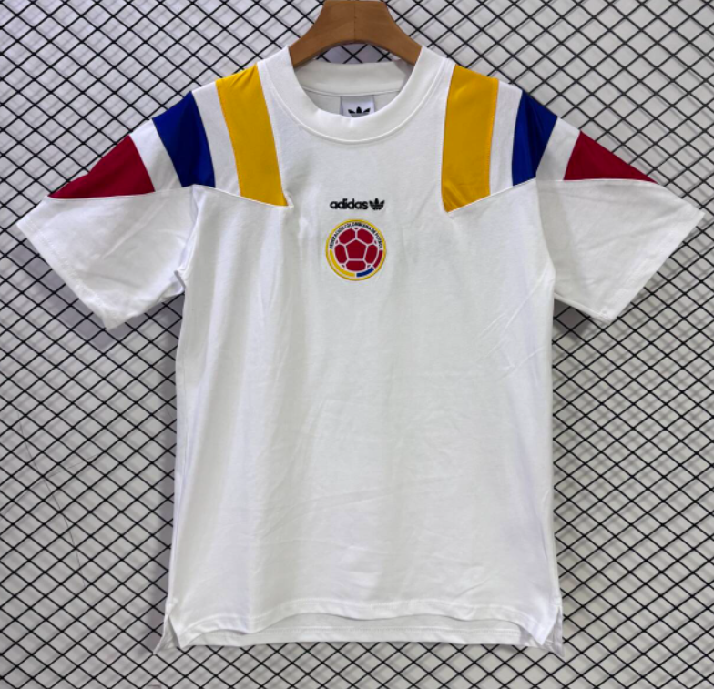 2026 Colombia white High Quality Casual T-Shirt