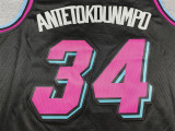 2026-27 HEAT  #34 black Top Quality Hot Pressing NBA Jersey (V领）