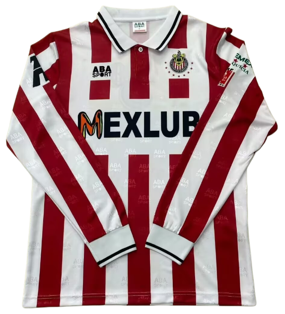 1997 Chivas Home Long Sleeve Retro Soccer Jersey