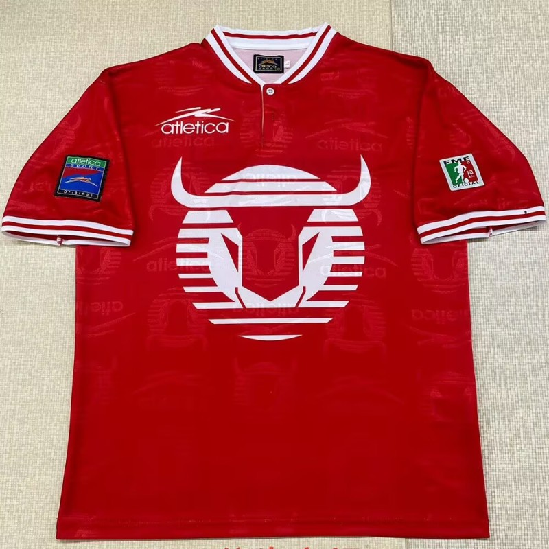 1996-1997 Toros Neza home Red Retro Soccer Jersey