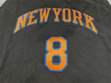 2026 KNICKS #8 black Statement Edition Top Quality Hot Pressing NBA Jersey