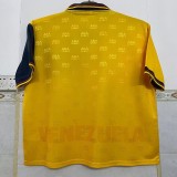 1998 Mens Venezuela away yellow Retro Soccer Jersey