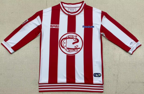 2006 Mens Chivas 100th Anniversary Retro Long Sleeve Soccer Jersey