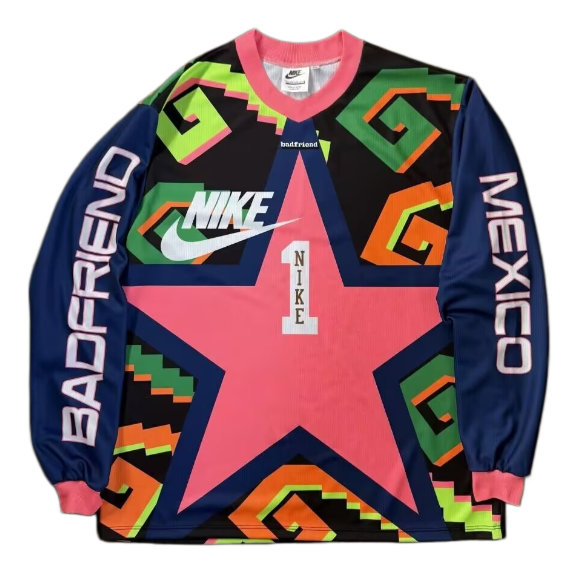 1994 Mexico J.Campos GoalKeeper Long Sleeve Retro Soccer Jersey