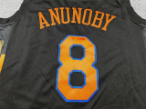 2026 KNICKS #8 black Statement Edition Top Quality Hot Pressing NBA Jersey