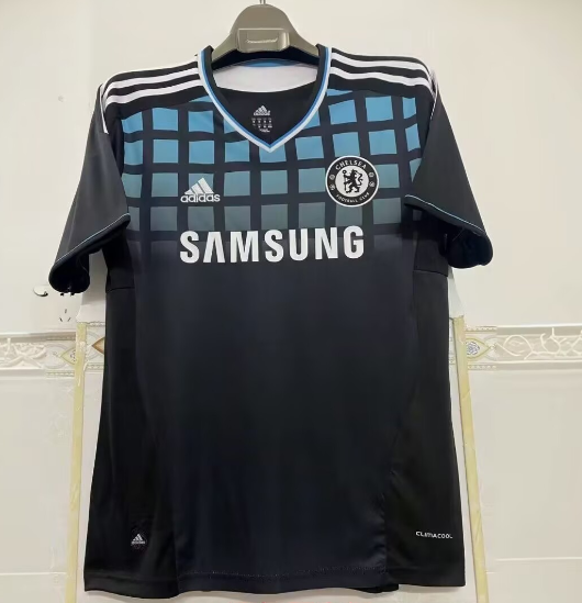 2011-12 Mens Chelsea away Retro black soccer Jersey