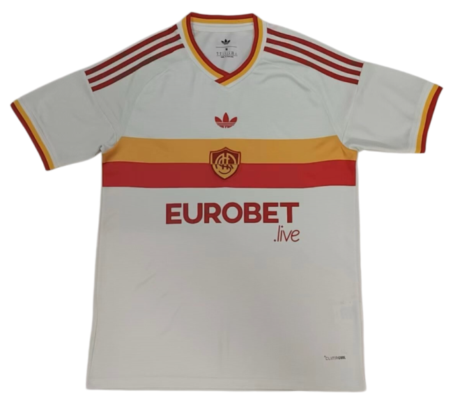 2026-27 Mens Roma  away  Fan Version white soccer Jersey