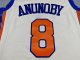 2026 KNICKS #8 off-white City Edition Top Quality Hot Pressing NBA Jersey