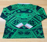 1998 Mens Mexico Home Long Sleeve Retro Soccer Jersey