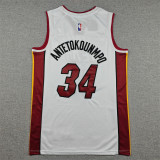 2026-27 HEAT  #34 white Top Quality Hot Pressing NBA Jersey (V领）