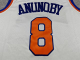 2026 KNICKS #8 white Top Quality Hot Pressing NBA Jersey