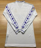1993-94 Mens Real Madrid home Retro long sleeve soccer Jersey
