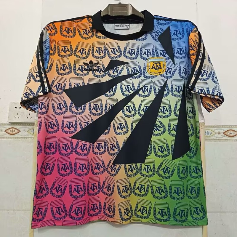 1993-94 Mens Argentina goalkeeper Retro soccer Jersey