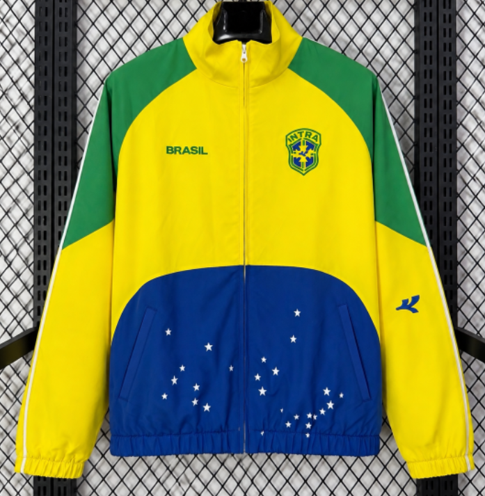 2026-27 Brazil yellow Windbreaker