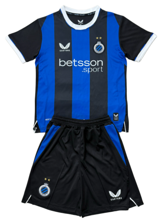 2026-27 Kids Brugge KV  Home blue Soccer Jersey