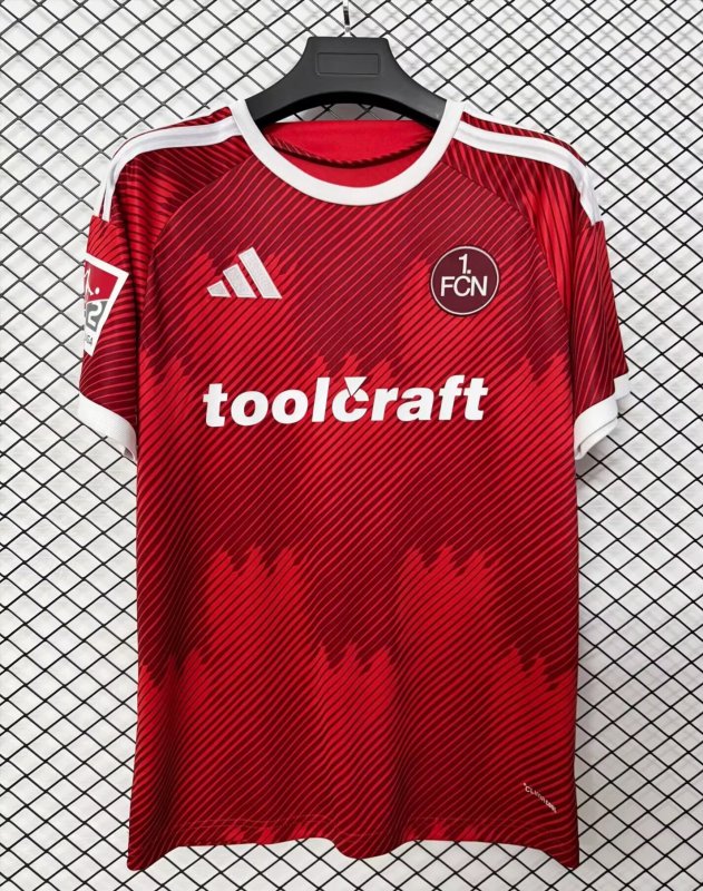 2026-27 Mens FC Nurnberg home Red soccer jersey