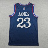 2026 76ERS #23 Deep Blue City Edition Top Quality Hot Pressing Retro NBA Jersey