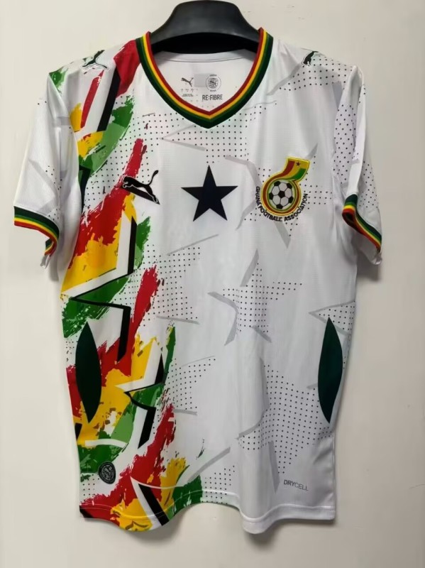 2026-27 Mens Ghana White Special Edition soccer jersey