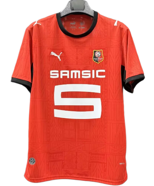 2026-27 Stade Rennais home red Fan Version Soccer Jersey