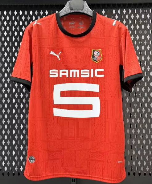 2026-27 Stade Rennais home red Fan Version Soccer Jersey