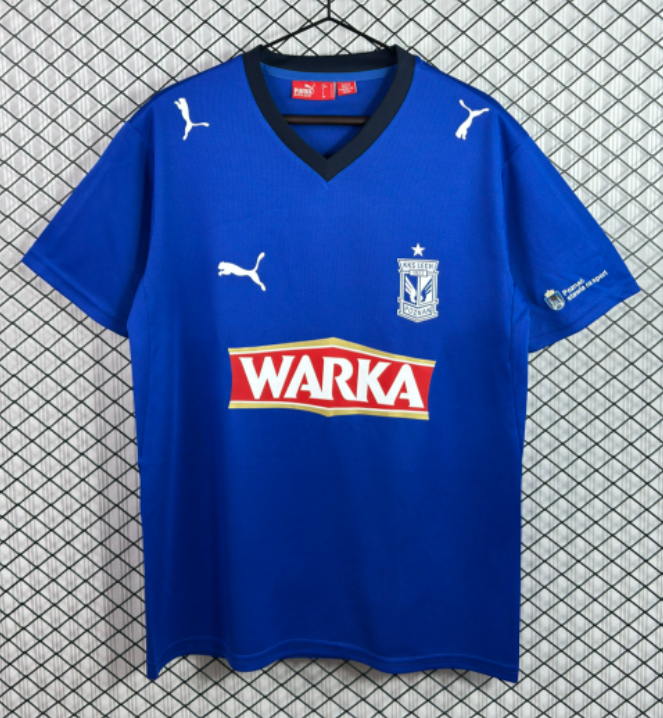 2010-2011 Lech Poznan Home retro blue Soccer Jersey