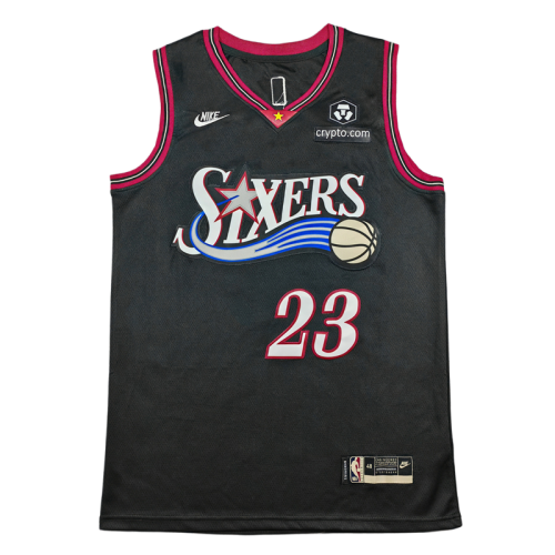 2026-27 76ERS #23 black Top Quality Hot Pressing NBA Jersey (V领)