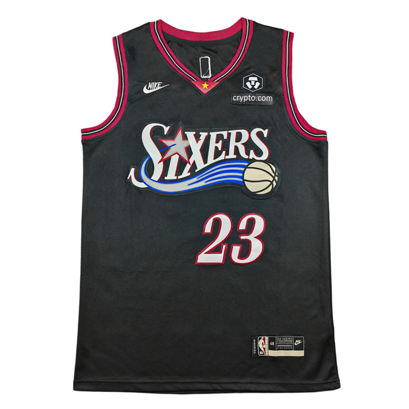 2026-27 76ERS #23 black Top Quality Hot Pressing NBA Jersey (V领)